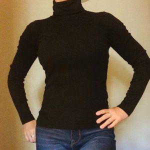Threedots Turtle Neck Top - XS - Black